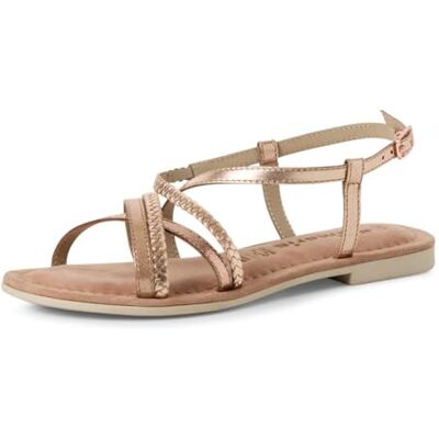 Tamaris Damen , Sandalias Planas Mujer, Rosa metálica, 41 EU Tamaris Damen , Sandalias Planas Mujer, Rosa metálica, 41 EU