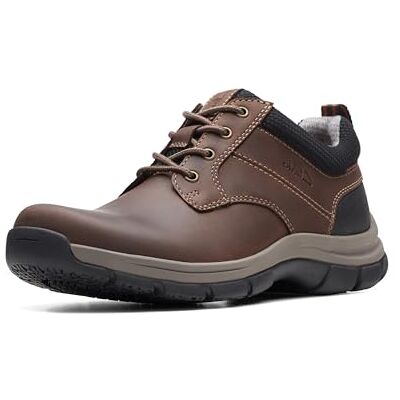 Clarks Walpath Low Oxford para Hombre, Cuero marrón, 49.5 EU Clarks Walpath Low Oxford para Hombre, Cuero marrón, 49.5 EU