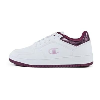 Champion RD18 Foil W Low Zapatillas Mujer, Blanco/Borgoña (WW013), 36.5 EU, Blanco Borgoña Ww013, 36.5 EU Champion RD18 Foil W Low Zapatillas Mujer, Blanco/Borgoña (WW013), 36.5 EU, Blanco Borgoña Ww013, 36.5 EU