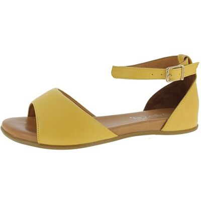 Andrea Conti Sandalias de mujer, ocre, 39 EU Andrea Conti Sandalias de mujer, ocre, 39 EU