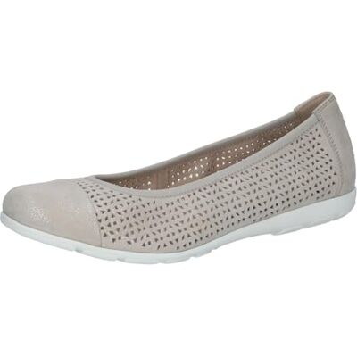 CAPRICE Bailarinas para Mujer , LT Grey Sparkl, Talla 40 EU CAPRICE Bailarinas para Mujer , LT Grey Sparkl, Talla 40 EU