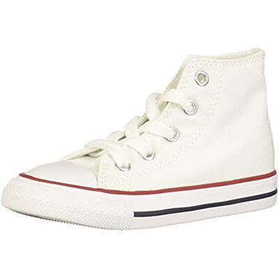 Converse Toddler White All Star Hi Trainers-UK 2 Infant Converse Toddler White All Star Hi Trainers-UK 2 Infant