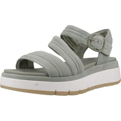 Clarks Tuscan Strap, Sandalia De las mujeres, Light Green Sde, Clarks Tuscan Strap, Sandalia De las mujeres, Light Green Sde,