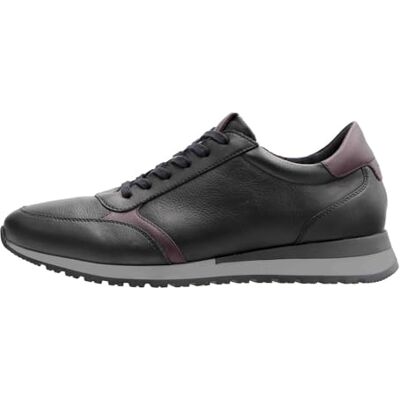 ARA Gino, Zapatillas Hombre, Negro Burdeos, 45 EU ARA Gino, Zapatillas Hombre, Negro Burdeos, 45 EU