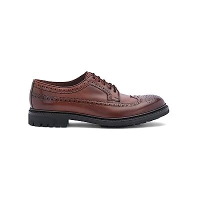 Lottusse Men's Derby Shoes Walton, Brown, 11½ Lottusse Men's Derby Shoes Walton, Brown, 11½