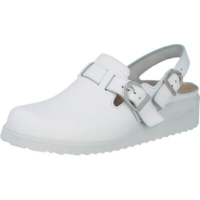 Berkemann Tec-Pro Telis Zuecos de Cuero para Hombre, Color Blanco, Talla 46.5 Berkemann Tec-Pro Telis Zuecos de Cuero para Hombre, Color Blanco, Talla 46.5