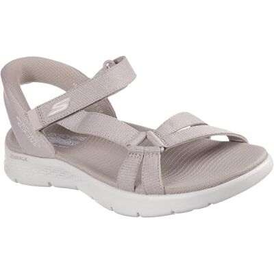 Skechers Mujer Go Walk Flex Sandal Illuminate Slip-In ENTRENADOR, Taupe Textile, 37 EU Skechers Mujer Go Walk Flex Sandal Illuminate Slip-In ENTRENADOR, Taupe Textile, 37 EU