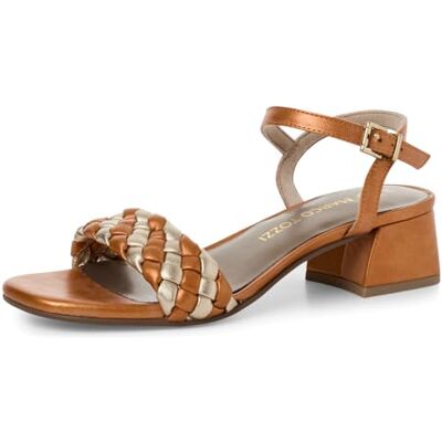 MARCO TOZZI Sandalia para mujer , mango metálico, talla 37 EU, Mango metálico, 37 EU MARCO TOZZI Sandalia para mujer , mango metálico, talla 37 EU, Mango metálico, 37 EU