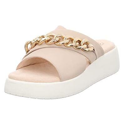 bugatti Sandalias planas Kya para mujer, beige, 42 EU bugatti Sandalias planas Kya para mujer, beige, 42 EU