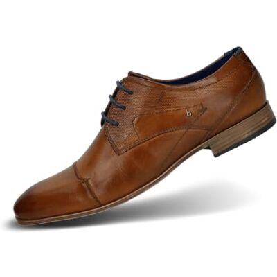 bugatti 311101122100, Zapatos de Cordones Derby Hombre, Marrón (Cognac), 42 EU bugatti 311101122100, Zapatos de Cordones Derby Hombre, Marrón (Cognac), 42 EU