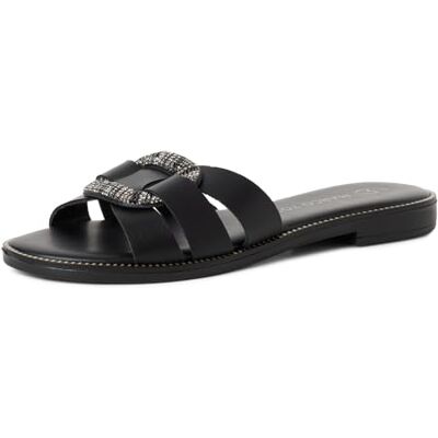 MARCO TOZZI Pantolette , Mulas Mujer, Negro, 39 EU MARCO TOZZI Pantolette , Mulas Mujer, Negro, 39 EU