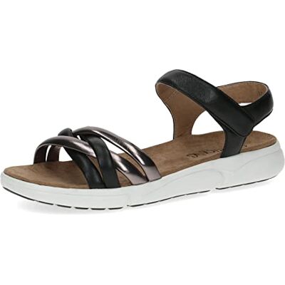 CAPRICE 9-9-28706-20, Sandalias planas Mujer, Black Comb, 38 EU CAPRICE 9-9-28706-20, Sandalias planas Mujer, Black Comb, 38 EU