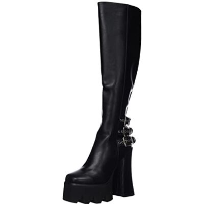 LAMODA Mínimo, Botas Altas hasta la Rodilla Mujer, Color Negro, 39 EU LAMODA Mínimo, Botas Altas hasta la Rodilla Mujer, Color Negro, 39 EU