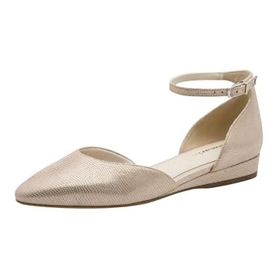 Tamaris Bailarina Strap LT Gold Struct, Talla 38 EU Tamaris Bailarina Strap LT Gold Struct, Talla 38 EU