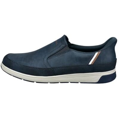 bugatti Slip On mit Einfachem Ein Ausstieg und Gummizug, Mocasín Hombre, Azul Oscuro, 45 EU bugatti Slip On mit Einfachem Ein Ausstieg und Gummizug, Mocasín Hombre, Azul Oscuro, 45 EU