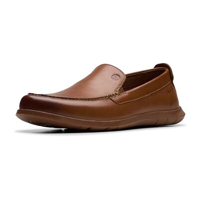 Clarks Flexway Step, Mocasín Penny Hombre, marrón Claro, 48 EU Clarks Flexway Step, Mocasín Penny Hombre, marrón Claro, 48 EU