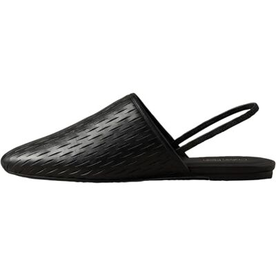 Calvin Oblique Baller Sling Cut LTH Hw0hw03034, Bailarinas Mujer, Black (Triple Black), 37 EU Calvin Oblique Baller Sling Cut LTH Hw0hw03034, Bailarinas Mujer, Black (Triple Black), 37 EU