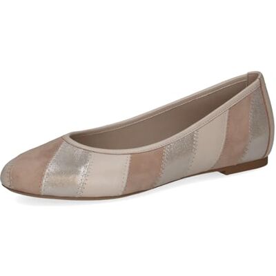 CAPRICE Damen , Zapatos Tipo Ballet Mujer, Taupe Met Comb, 38.5 EU CAPRICE Damen , Zapatos Tipo Ballet Mujer, Taupe Met Comb, 38.5 EU