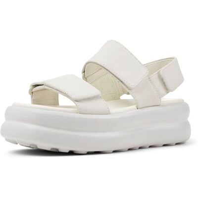 Camper Sandalia Pelotas Flota Up para mujer, color blanco natural 38 UE Camper Sandalia Pelotas Flota Up para mujer, color blanco natural 38 UE