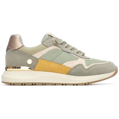XTI Zapatilla Mujer Kaki Calzado Cómodo y Versátil Moda Casual Modelo 02 (Talla 40) XTI Zapatilla Mujer Kaki Calzado Cómodo y Versátil Moda Casual Modelo 02 (Talla 40)