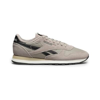 Reebok Zapatillas clásicas Unisex de Piel, Gritty Gris/Washed Black/Energy Red, Talla 42 EU, Gritty Grey Washed Black Energy Red, 42 EU Reebok Zapatillas clásicas Unisex de Piel, Gritty Gris/Washed Black/Energy Red, Talla 42 EU, Gritty Grey Washed Black Energy Red, 42 EU