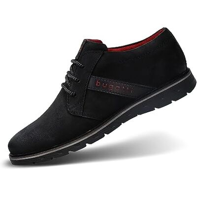 bugatti Saniel, Cordones Hombre, Negro, 44 EU bugatti Saniel, Cordones Hombre, Negro, 44 EU