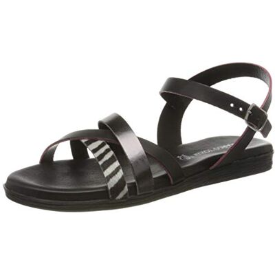 MARCO TOZZI 2-2-28433-24, Sandalia con Pulsera Mujer, Negro (Black Comb 098), 37 EU MARCO TOZZI 2-2-28433-24, Sandalia con Pulsera Mujer, Negro (Black Comb 098), 37 EU