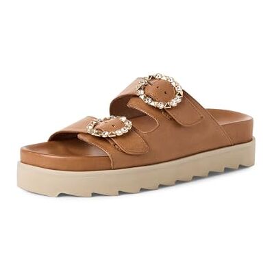 Tamaris Mujer Damen Mules, Coñac, 38 EU Tamaris Mujer Damen Mules, Coñac, 38 EU