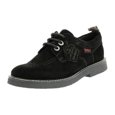 Kickers Kick Levy, Oxford Plano Mujer, Negro, 36 EU Kickers Kick Levy, Oxford Plano Mujer, Negro, 36 EU
