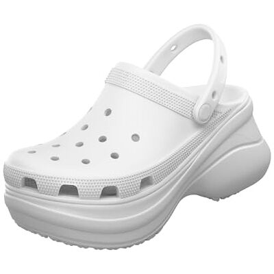 Crocs Zuecos clásicos Unisex, Blanco, 36-37 Crocs Zuecos clásicos Unisex, Blanco, 36-37