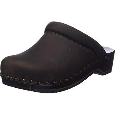 Berkemann Soft Toeffler 412 Zuecos de Cuero Nobuck Unisex, Color marrón, Talla 39.5 Berkemann Soft Toeffler 412 Zuecos de Cuero Nobuck Unisex, Color marrón, Talla 39.5