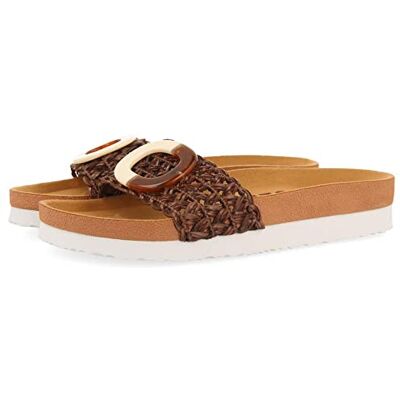 GIOSEPPO Chanclas de Pala Tipo Bio en Color marrón con Adorno para Mujer candiva GIOSEPPO Chanclas de Pala Tipo Bio en Color marrón con Adorno para Mujer candiva