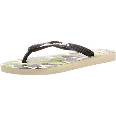 Havaianas Top Camu, Chanclas Unisex niños, Multicolor (Beige/Black), 23/24 EU Havaianas Top Camu, Chanclas Unisex niños, Multicolor (Beige/Black), 23/24 EU