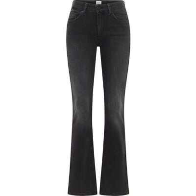 MUSTANG Pantalones Vaqueros Estilo Shelby Slim Boot para Mujer, Negro Profundo 803, 32W / 34L MUSTANG Pantalones Vaqueros Estilo Shelby Slim Boot para Mujer, Negro Profundo 803, 32W / 34L