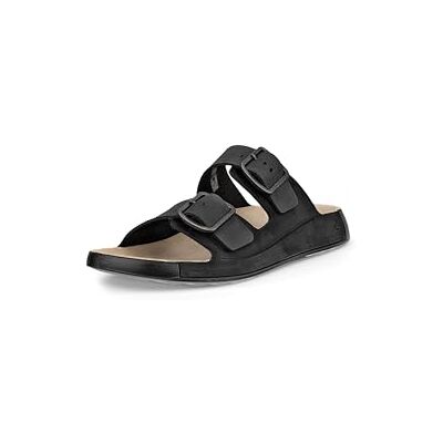 ECCO Cozmo Two Band Buckle, Sandalias deslizantes Hombre, Negro, Nobuck, 13/13.5 UK ECCO Cozmo Two Band Buckle, Sandalias deslizantes Hombre, Negro, Nobuck, 13/13.5 UK