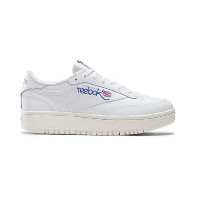 Reebok Club C Double, Zapatillas Mujer, FTWWHT/Chalk/STEPUR, 43 EU Reebok Club C Double, Zapatillas Mujer, FTWWHT/Chalk/STEPUR, 43 EU
