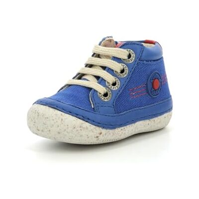 Kickers Sonistreet, Botas Cortas al Tobillo Unisex niños, Azul y Rojo, 19 EU Kickers Sonistreet, Botas Cortas al Tobillo Unisex niños, Azul y Rojo, 19 EU