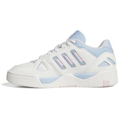 Adidas Hombre Midcity Low Shoes, Core White/Clear Sky/Clear Pink, 46 EU Adidas Hombre Midcity Low Shoes, Core White/Clear Sky/Clear Pink, 46 EU