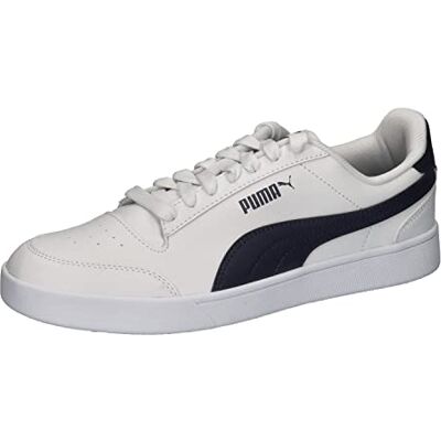 PUMA Shuffle, Zapatillas Hombre, Blanco Navy, 44 EU PUMA Shuffle, Zapatillas Hombre, Blanco Navy, 44 EU