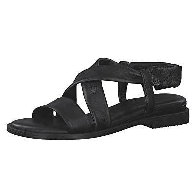 Tamaris Mujer Sandalias, señora Sandalias,TOUCHit,Zapatos de Verano,Sandalias de Verano,cómodas,Planas,Black,37 EU Tamaris Mujer Sandalias, señora Sandalias,TOUCHit,Zapatos de Verano,Sandalias de Verano,cómodas,Planas,Black,37 EU