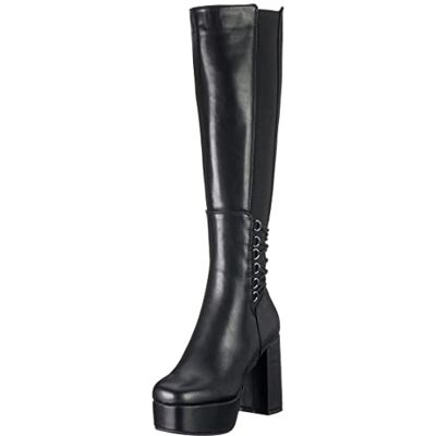 LAMODA Tied To You, Botas Altas hasta la Rodilla Mujer, Color Negro, 39 EU LAMODA Tied To You, Botas Altas hasta la Rodilla Mujer, Color Negro, 39 EU