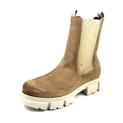 bugatti 411A0W353400, Botas estilo Chelsea Mujer, Beige oscuro, 41 EU bugatti 411A0W353400, Botas estilo Chelsea Mujer, Beige oscuro, 41 EU