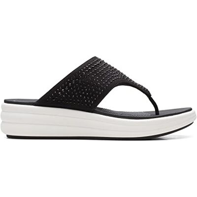 Clarks Drift Jaunt, Chanclas, para Mujer, Negro (Black), 35.5 EU Clarks Drift Jaunt, Chanclas, para Mujer, Negro (Black), 35.5 EU