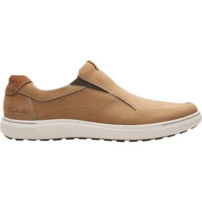 Clarks Mapstone Step, Mocasín Plano Hombre, Sand Nubuck, 43 EU Clarks Mapstone Step, Mocasín Plano Hombre, Sand Nubuck, 43 EU