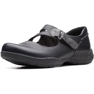 Clarks Roseville, Zapatos Planos Mary Jane Mujer, Black Combi, 37.5 EU Clarks Roseville, Zapatos Planos Mary Jane Mujer, Black Combi, 37.5 EU