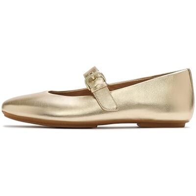 Fitflop DELICATO Mary Janes Zapatos Planos de Piel para Mujer, Color Platino, Talla 5.5, Platino, 5.5 UK Narrow Fitflop DELICATO Mary Janes Zapatos Planos de Piel para Mujer, Color Platino, Talla 5.5, Platino, 5.5 UK Narrow