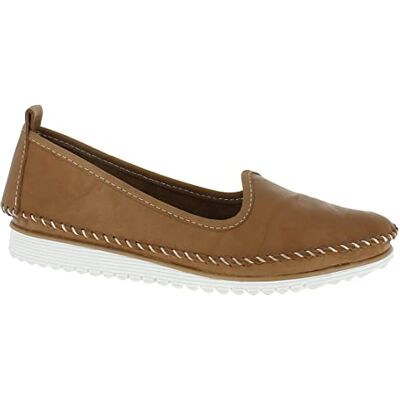 Andrea Conti Zapatillas de Mujer, Mocasín, marrón, 37 EU Andrea Conti Zapatillas de Mujer, Mocasín, marrón, 37 EU
