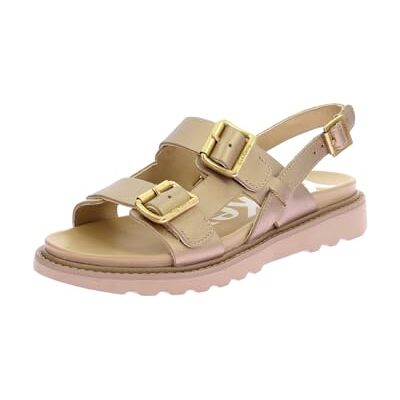 Kickers Neosummer, Sandalias Planas Mujer, Dorado, 36 EU Kickers Neosummer, Sandalias Planas Mujer, Dorado, 36 EU