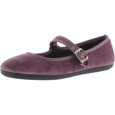 victoria Bailarinas Oda Terciopelo & Ribete Al Tono & Hebilla 104913 para Niñas Malva 30 victoria Bailarinas Oda Terciopelo & Ribete Al Tono & Hebilla 104913 para Niñas Malva 30