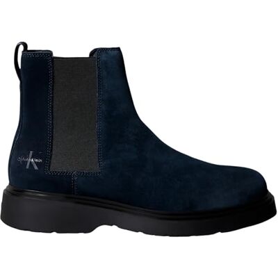 Calvin Botines Chelsea Hombre Combat de ante, Azul (Universe Blue), 41 Calvin Botines Chelsea Hombre Combat de ante, Azul (Universe Blue), 41